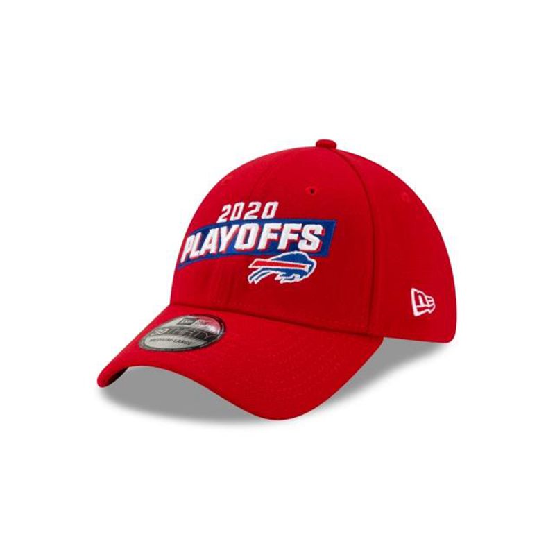 NFL Buffalo Bills 2020 Playoffs 39Thirty Stretch Fit (CZG8044) - Red New Era Caps